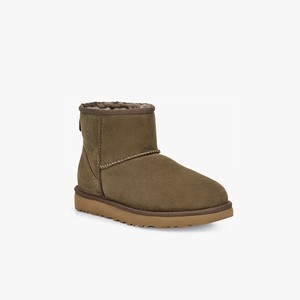 Ugg Classic Mini II Klassiska Stövlar Dam Olivgröna (703541OFE)